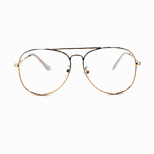 Image 1 of 3.. Ottika Care - Classic Style | Blue Light Blocking & Photochromatic Purple Changeable | Gold