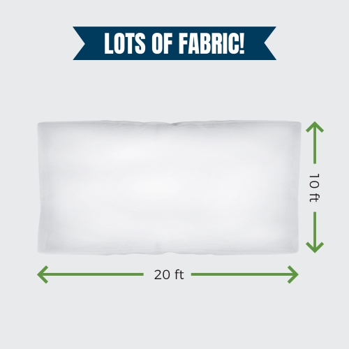 MEKKAPRO XL Mosquito Bug Screen Netting, 10ft x 20ft, Garden Netting for Vegetables, Flowers, Fruits, Plants Barrier Insect Bird