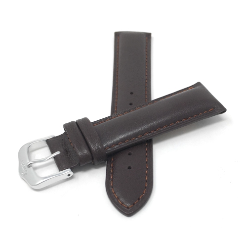 Bandini Mat Finish Padded Leather Smart Watch Band Strap For Michael Kors Bradshaw - 22mm, Brown