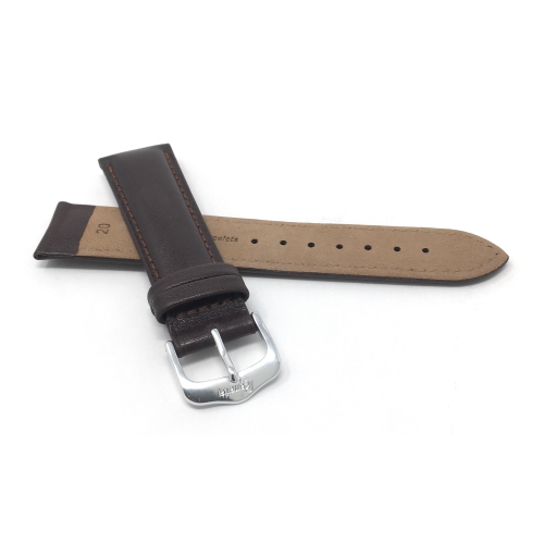 Bandini Mat Finish Padded Leather Smart Watch Band Strap For Michael Kors Bradshaw - 22mm, Brown