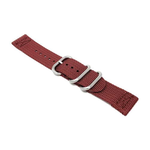 Bandini 2 Piece Nylon Zulu Smart Watch Band Strap For Michael Kors Bradshaw - 22mm, Burgundy