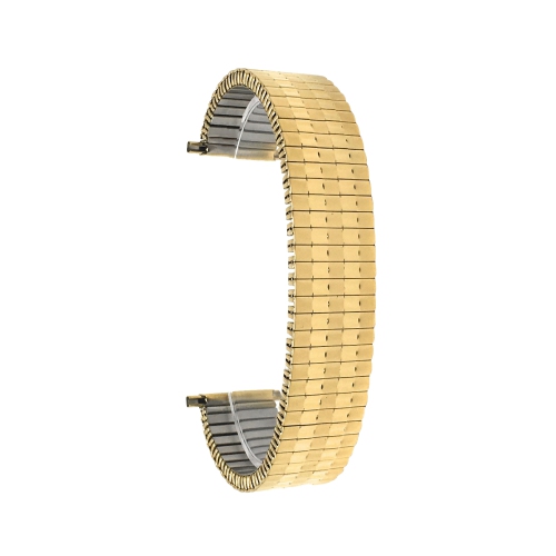 BANDINI  Mens Expansion Smart Watch Band, Metal Stretch Strap for Michael Kors Access Runway - 18MM In Gold