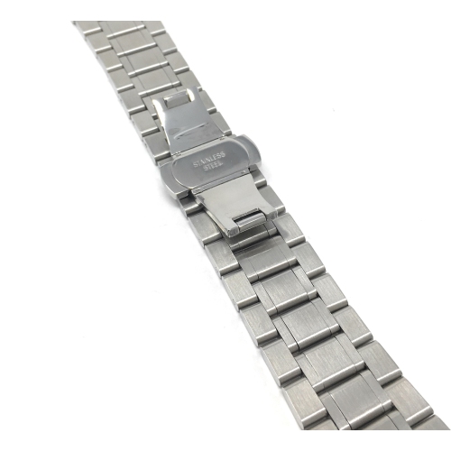 Bandini Stainless Steel Smart Watch Band Strap, Removable Links For Withings Nokia Steel HR 40mm, Horizon - 20mm, Silver / Gold