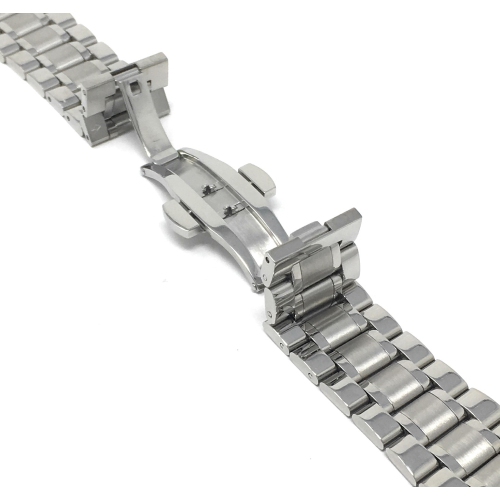 Bandini Stainless Steel Smart Watch Band Strap, Removable Links For Moto360 Gen 2 and Gen 3 - 20mm, Silver