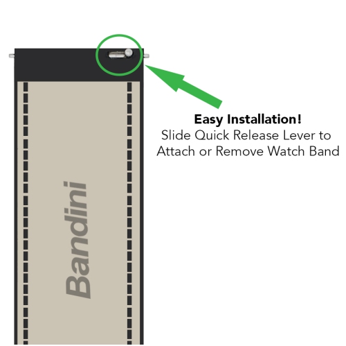 Bandini Classic Quick Release Slim Leather Smart Watch Band Strap For Moto360 Gen 2 and Gen 3 - 20mm, Blue / Silver Buckle