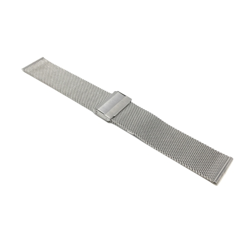 Bandini Fine Metal Mesh Smart Watch Band Strap, Stainless Steel Mesh Milanese Band For Garmin Venu Sq - 20mm, Silver