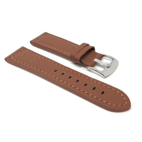 Bandini Thick Racer Style Mens Leather Smart Watch Band Strap For Fossil Gen 6, Gen 5 Julianna, Carlyle, Collider, Neutra, Everett, Retro Pilot -