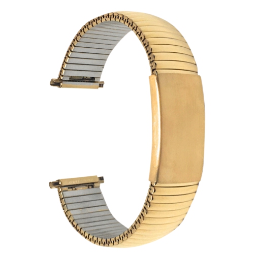 Bandini Bracelet extensible ajustable pour montre intelligente, longueur réglable, bande d'extension pour Michael Kors Access Runway - 18mm, Or /
