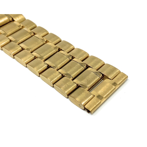 Bandini Stainless Steel Smart Watch Band Strap For Withings Nokia Steel HR 40mm, Horizon - 20mm, Gold