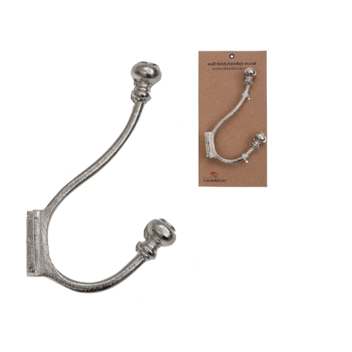 Classic Double Iron Wall Hook - Set of 2