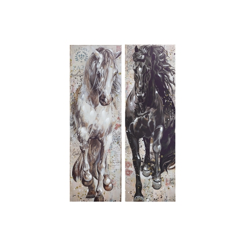 Hand Painted Canvas Wall Art - Set of 2
