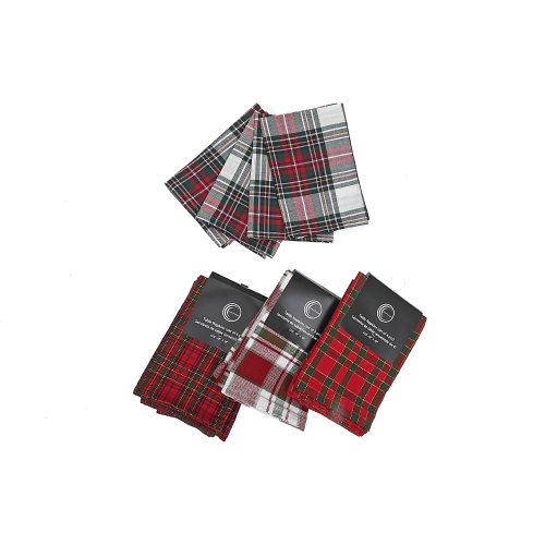 Asstd Cotton 4Pk Napkins With Lurex