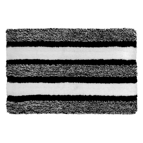 Microfibre Striped Bath Mat (20 X 32)