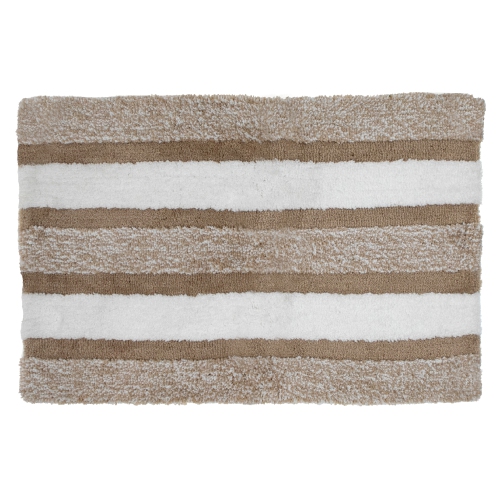 Microfibre Striped Bath Mat (20 X 32)
