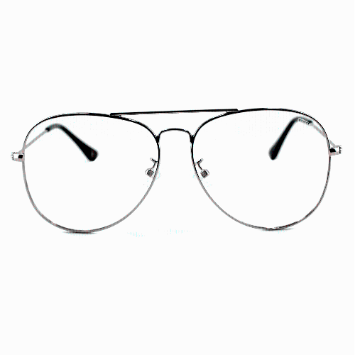 Ottika Care - style classique | blocage de lumière bleue et gris photochromatique modifiables | Argenté