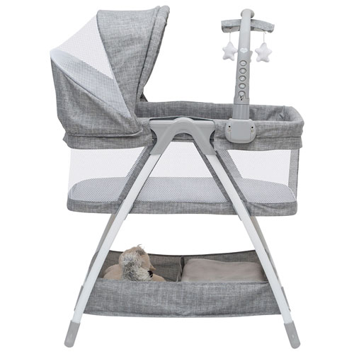 Delta Children Ultralight City Sleeper Bassinet - Grey
