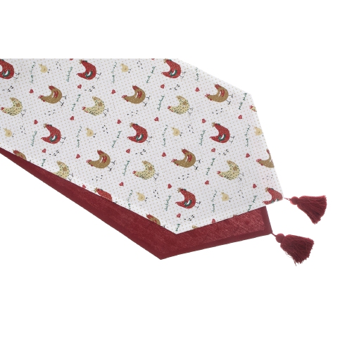 Cotton Table Runner (Farmhouse Chicken) - Set of 2