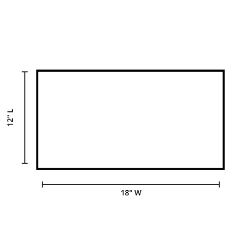 Metallic Plastic Placemat - Set of 12