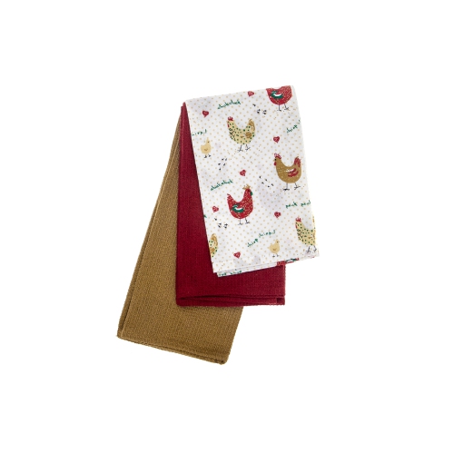 Kitchen Towel (Farmhouse Chicken) - Set of 2