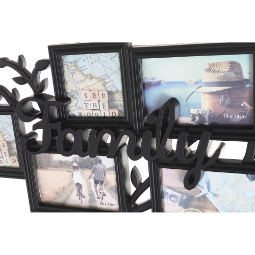 Black Collage Frame - Family