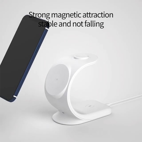 navor 3-in-1 Dock Station Compatible with iPhone 13/12, iWatch Series 1/2/3/4/5/6/7, Compatible with AirPods 1/2/3, Docking Stand Compatible with Qi