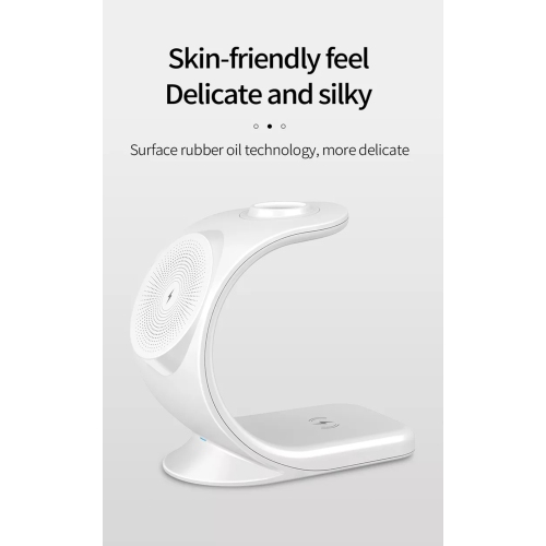 navor 3-in-1 Dock Station Compatible with iPhone 13/12, iWatch Series 1/2/3/4/5/6/7, Compatible with AirPods 1/2/3, Docking Stand Compatible with Qi