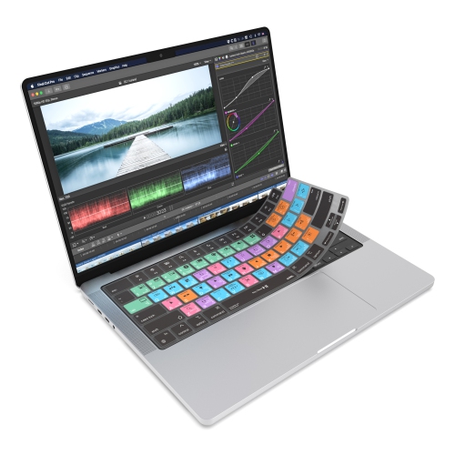 Protecteur de clavier JCPal VerSkin final Cut raccourcis pour MacBook Air de 13.6 po