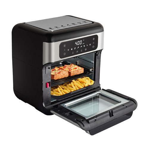 Ultima Cosa Digital Air Fryer Oven - 10L/10.6QT - Black Stainless Steel - Only at Best Buy