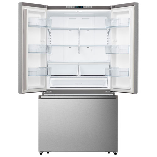 Hisense 36" 26.6 Cu. Ft. French Door Refrigerator - Titanium/Stainless