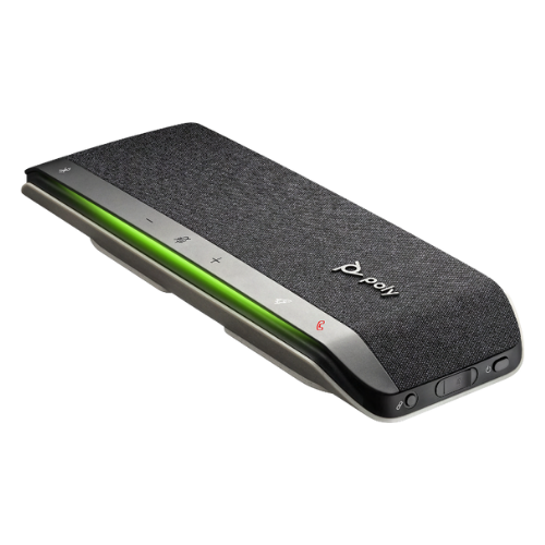Poly Sync 40 USB/Bluetooth Smart Speaker with Built-In Smartphone Charger