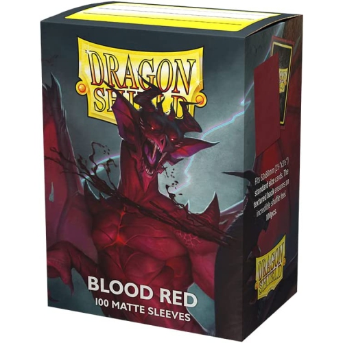 Dragon Shield Sleeves Standard Size: Blood Red Matte AT-11050