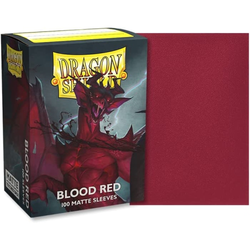 Dragon Shield Sleeves Standard Size: Blood Red Matte AT-11050