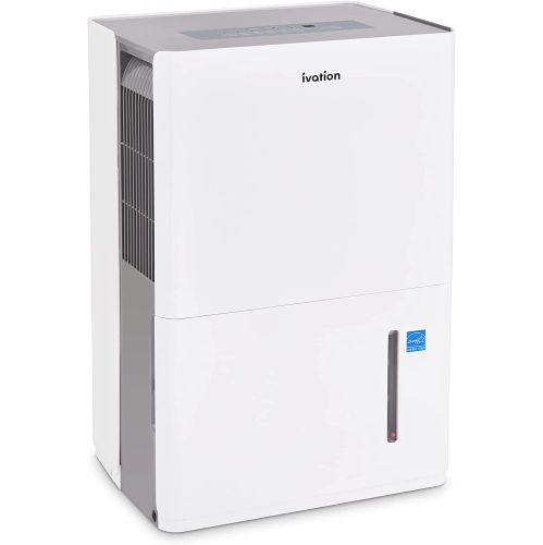 Ivation 4,500 Sq. Ft Energy Star Dehumidifier With Pump, Large Capacity Compressor De-humidifier for Big Rooms and Basements with Continuous Drain Ho