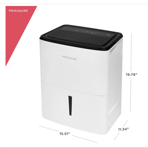 Frigidaire 22 pt. Dehumidifier, Low Humidity with a Easy-to-Clean Washable Filter and Custom Humidity Control for maximized comfort, in White - (FFAD2233W1)