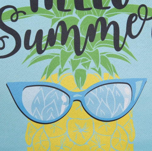 Hello Summer Pineapple Outdoor Garden Flag 12.5" x 18"