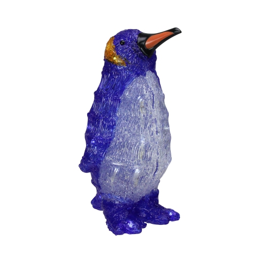 NORTHLIGHT  12.5" Lighted Commercial Grade Acrylic Penguin Christmas Display Decoration