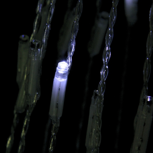 9' White LED Lighted Show Cone Christmas Tree Outdoor Decoration