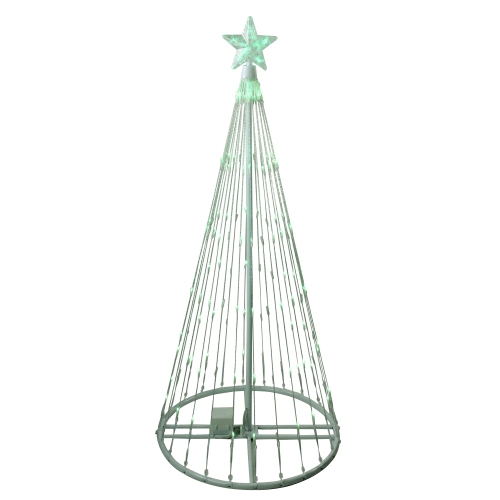 NORTHLIGHT  4' Led Lighted Christmas Tree Show Cone Outdoor Decoration In Green
