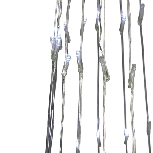 6' White LED Lighted Show Cone Christmas Tree Outdoor Decor