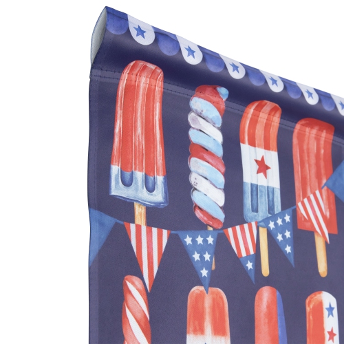 Hello Summer Patriotic Americana Popsicle Garden Flag 28" x 40"