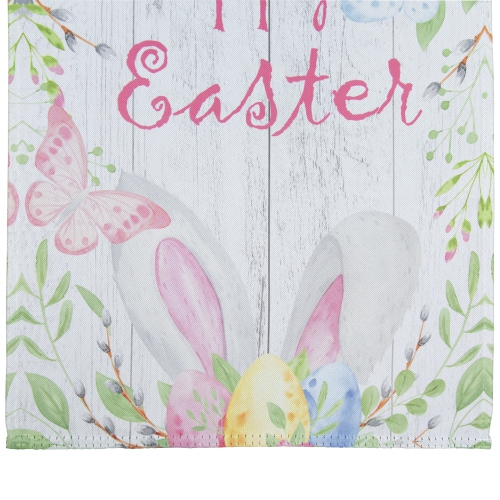 Happy Easter Bunny Ears Outdoor House Flag 28" x 40"