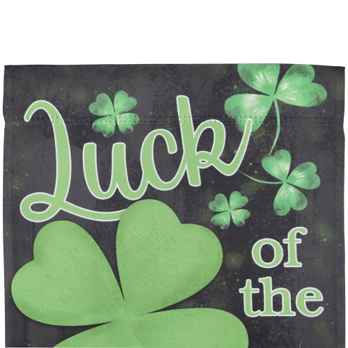 Luck of the Irish Shamrock Outdoor Garden Flag 12.5" x 18"