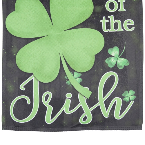 Luck of the Irish Shamrock Outdoor Garden Flag 12.5" x 18"
