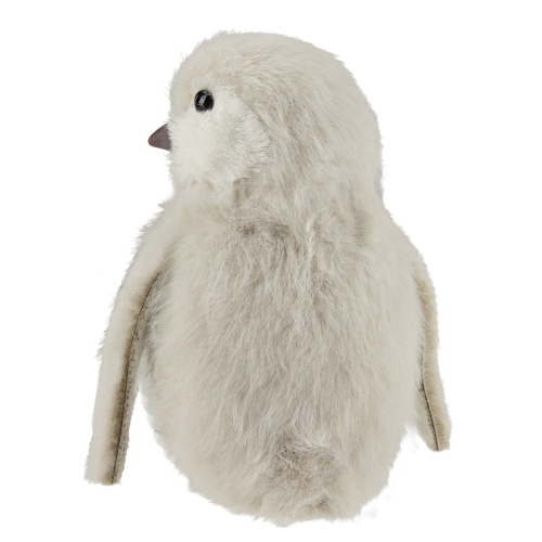 5" Small Ivory Sisal Penguin Christmas Figure