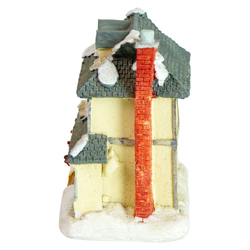 Décoration de village de Noël illuminée à DEL, maison de campagne, 5 po