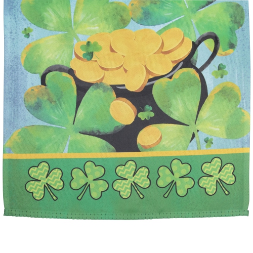 Welcome Pot of Gold Outdoor Garden Flag 12.5" x 18"