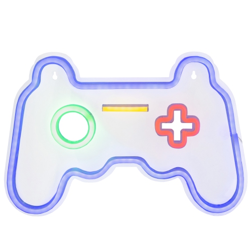 11" LED NEON Video Game Controller Wall Sign
