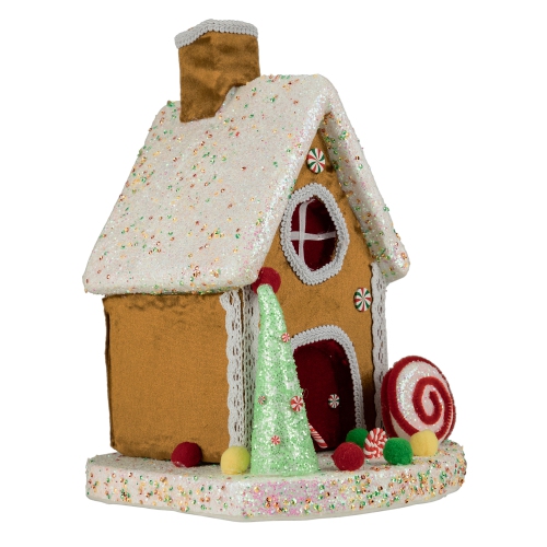 13" Gingerbread Candy House Christmas Decoration