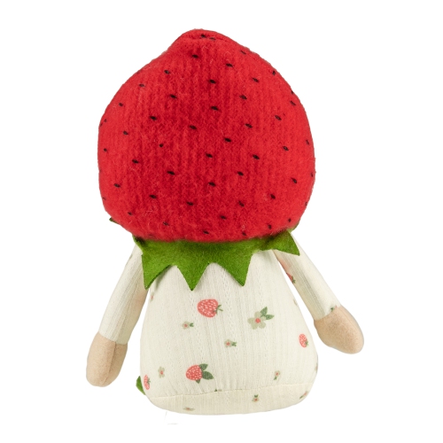9.5" Green and Red Boy Springtime Strawberry Gnome