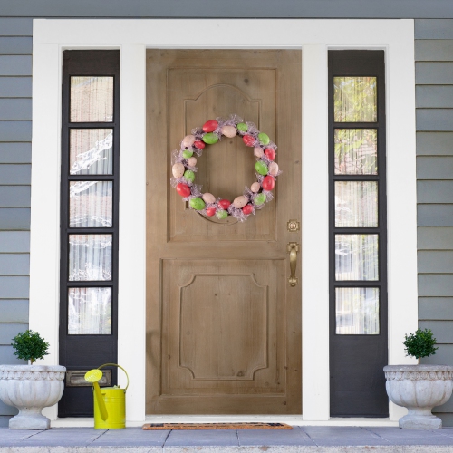 3-Piece Speckled Easter Egg Tree, Ball and Wreath Set